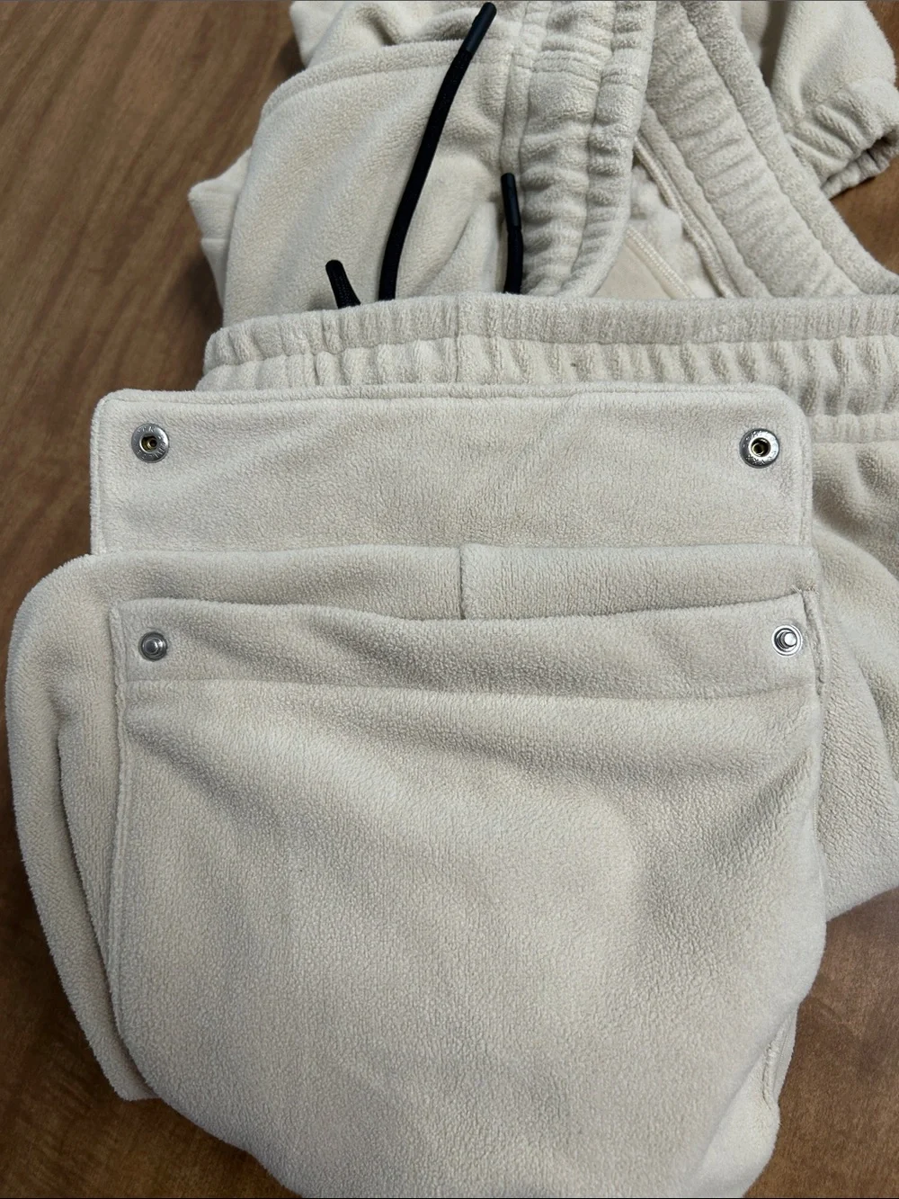 Air Jordan Essentials Mens Fleece Winter Cargo Pants Rattan Beige Medium M FF